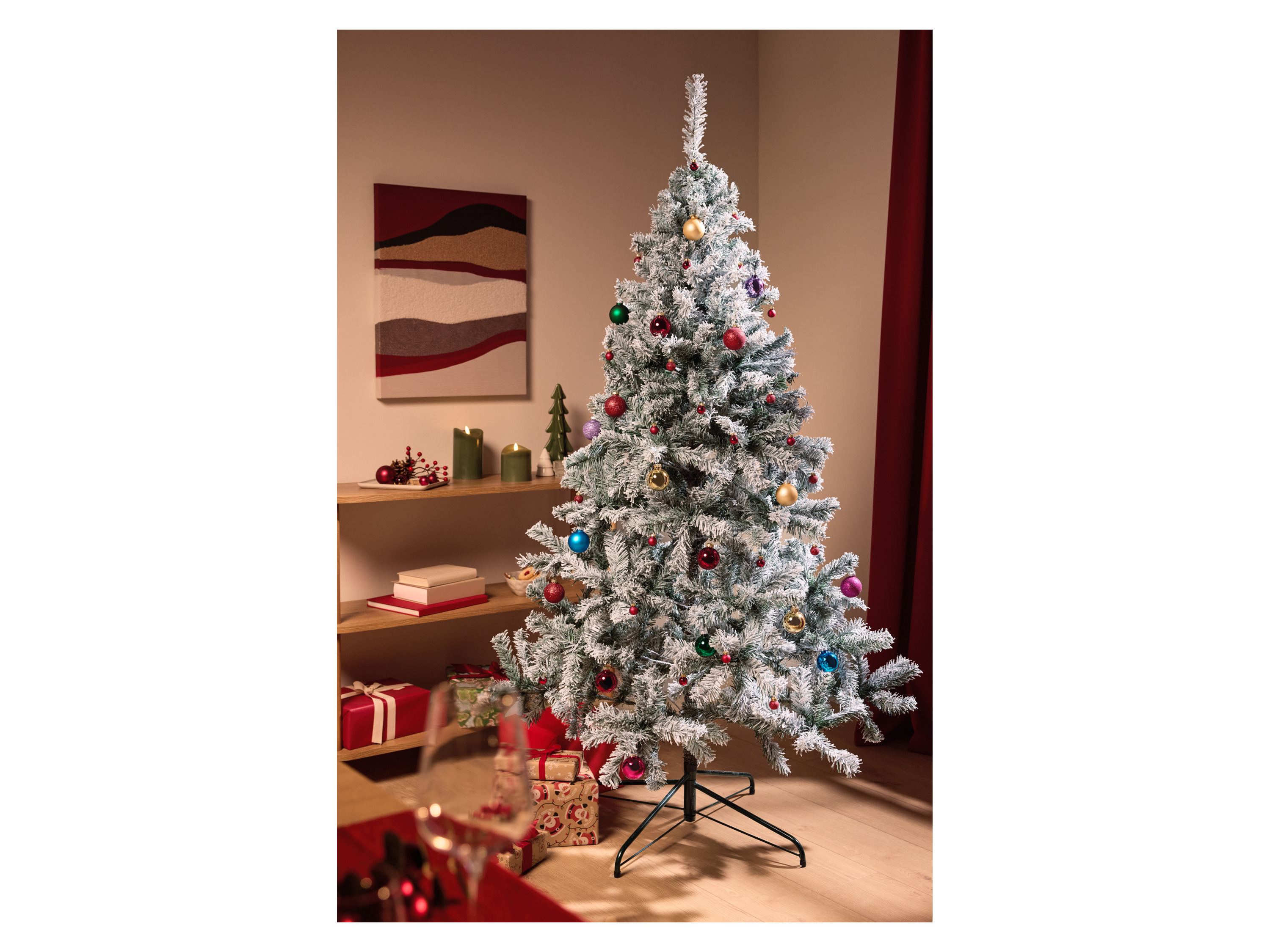 Thumbnail - LIVARNO home Weihnachtsbaum künstlich 180 cm (beflockt)