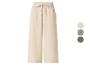 Beige weite Hose mit Kordelzug, mit Farbauswahl daneben.