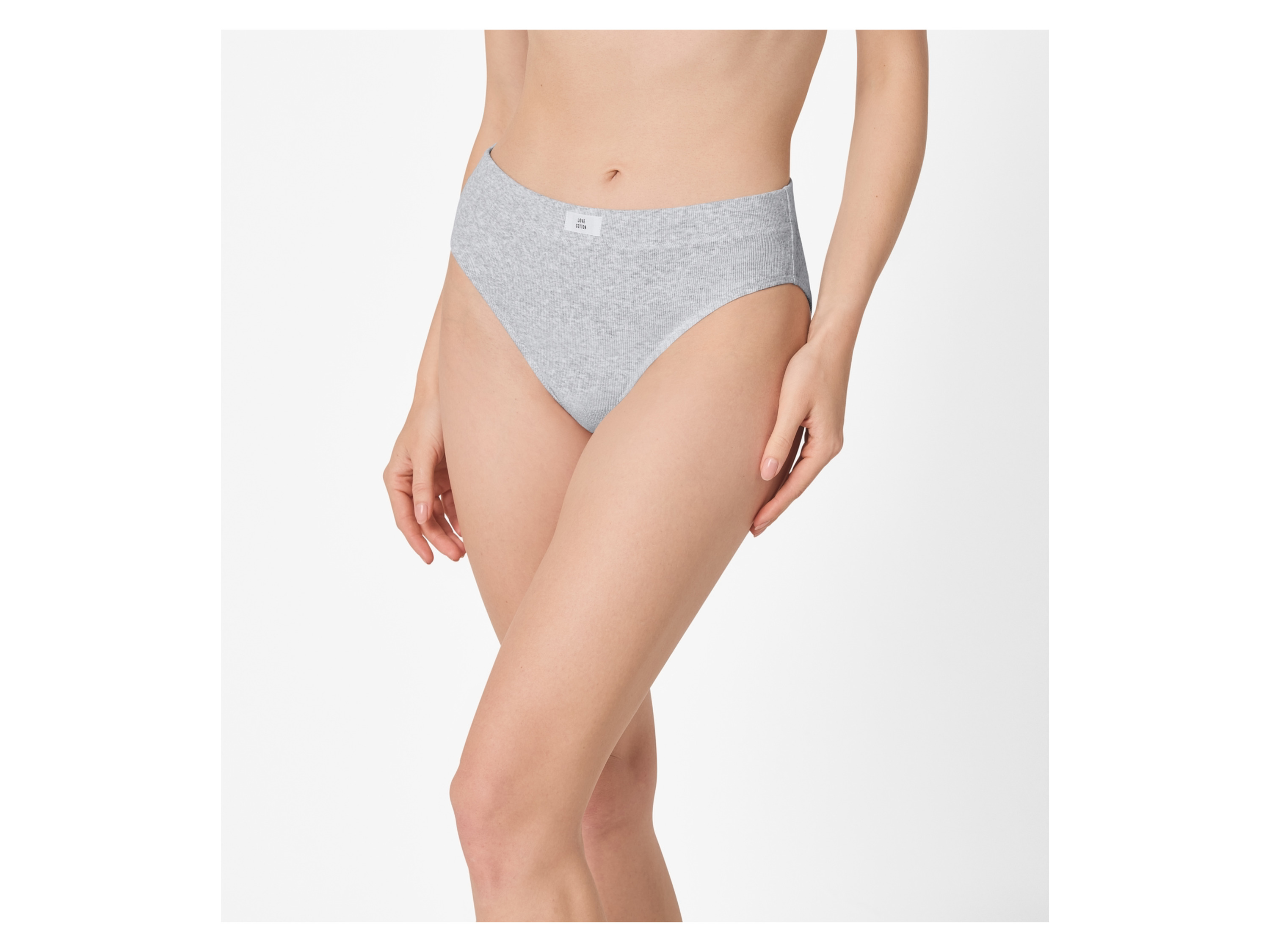 Thumbnail - esmara® Damen Slip 3 Paar (Grau, M(40/42))