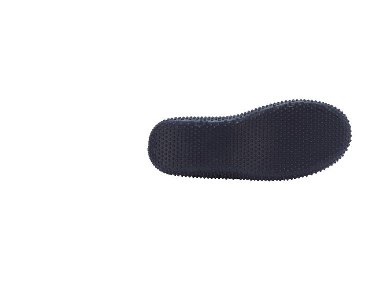 Rutschfeste Schuhsohle mit Noppen in Schwarz.