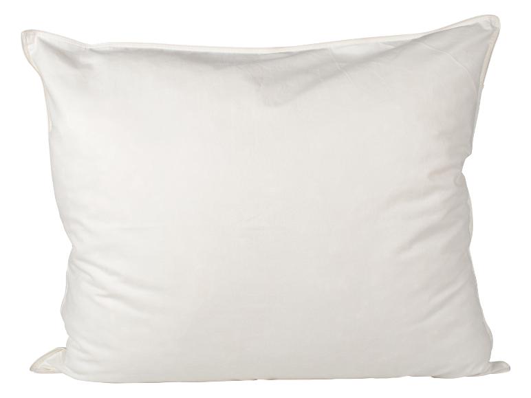 Weißer Kissenbezug