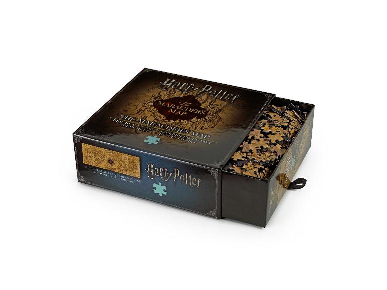 The Noble Collection Harry Potter Karte des Rumtreibers Puzzle mit 1000 Teilen in einer Schubladenbox