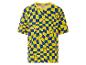Lidl T-Shirt mit gelbem und blauem Karomuster.