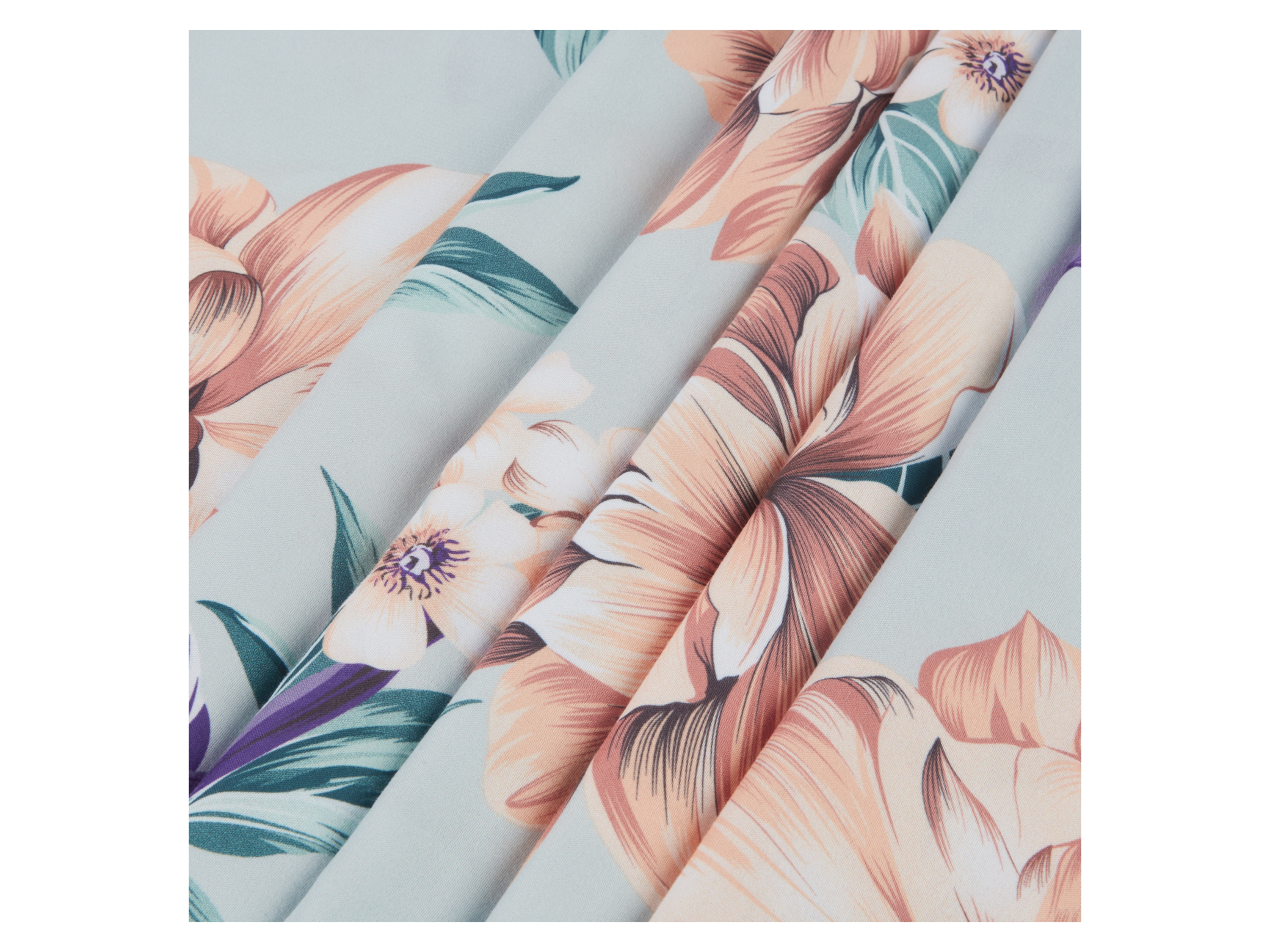 LIVARNO HOME Mikrofaser-Satin-Bettwäsche, 155 x 220 cm (Bunt) – Bild 2 von 2