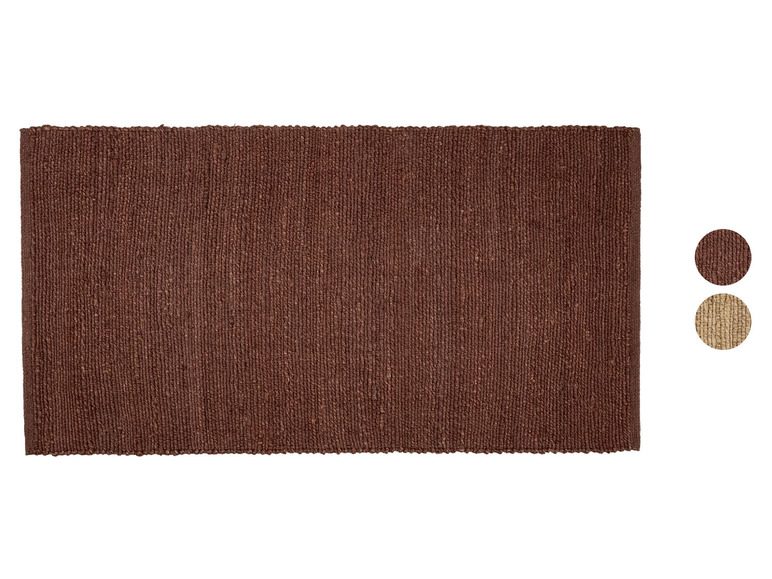 Gehe zu Vollbildansicht: Livarno Home Juteteppich, 80 x 150 cm, aus reine Naturfaser - Bild 1