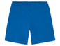 Blaue Shorts mit Gummizug.