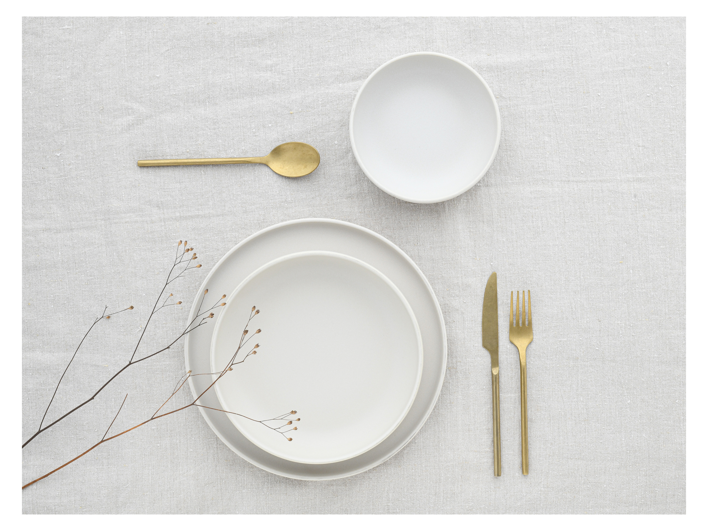 Thumbnail - Creatable Geschirrset »Uno offwhite« (12-teiliges Teller Set)