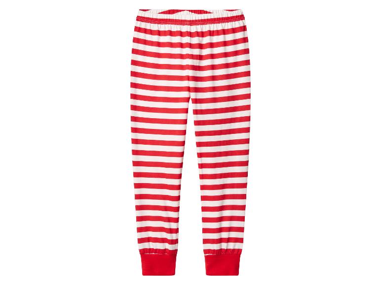 Rot-weiß gestreifte Pyjamahose