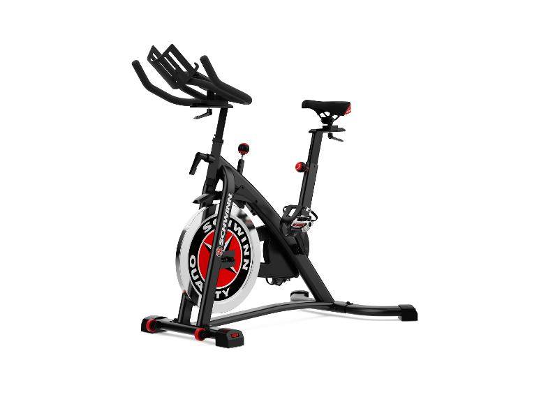Schwinn IC Classic Indoor-Cycling-Bike in Schwarz mit roten Akzenten