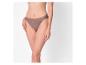 Damen-Slip mit Spitze, graue Farbe