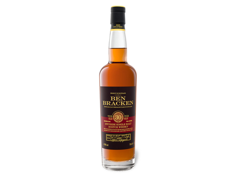 Gehe zu Vollbildansicht: Ben Bracken Speyside Single Malt Scotch Whisky 30 Jahre 41,9% Vol - Bild 2