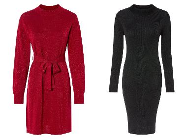 OULIWANGLUO Damen Strickkleid Oversize - Langarm Pulloverkleid Für Herbst Winter