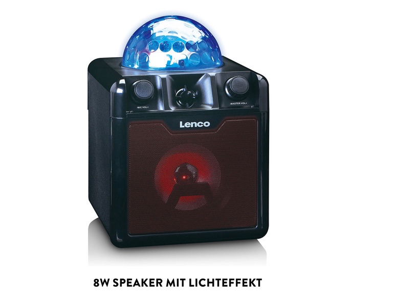Gehe zu Vollbildansicht: Lenco Disco Lautsprecher »BTC-050«, mit Bluetooth & Mikrofon, inkl. Akku - Bild 5