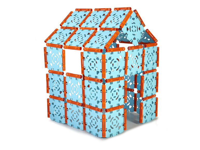 Gehe zu Vollbildansicht: FEBER Spielhaus »Build on«, Bauspielzeug mit vielen Gestaltungsmöglichkeiten - Bild 1
