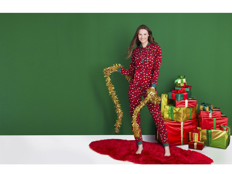 Gehe zu Vollbildansicht: esmara® Jumpsuit in weihnachtlichem Design - Bild 7