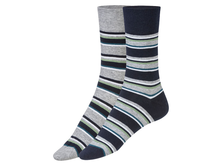 Gehe zu Vollbildansicht: LIVERGY® Herren Socken mit Komfortbund, 2 Paar - Bild 4