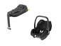 Maxi-Cosi Babyschale mit Basisstation.