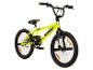 Neon-gelbes Big Shaggy BMX-Fahrrad mit schwarzen Details