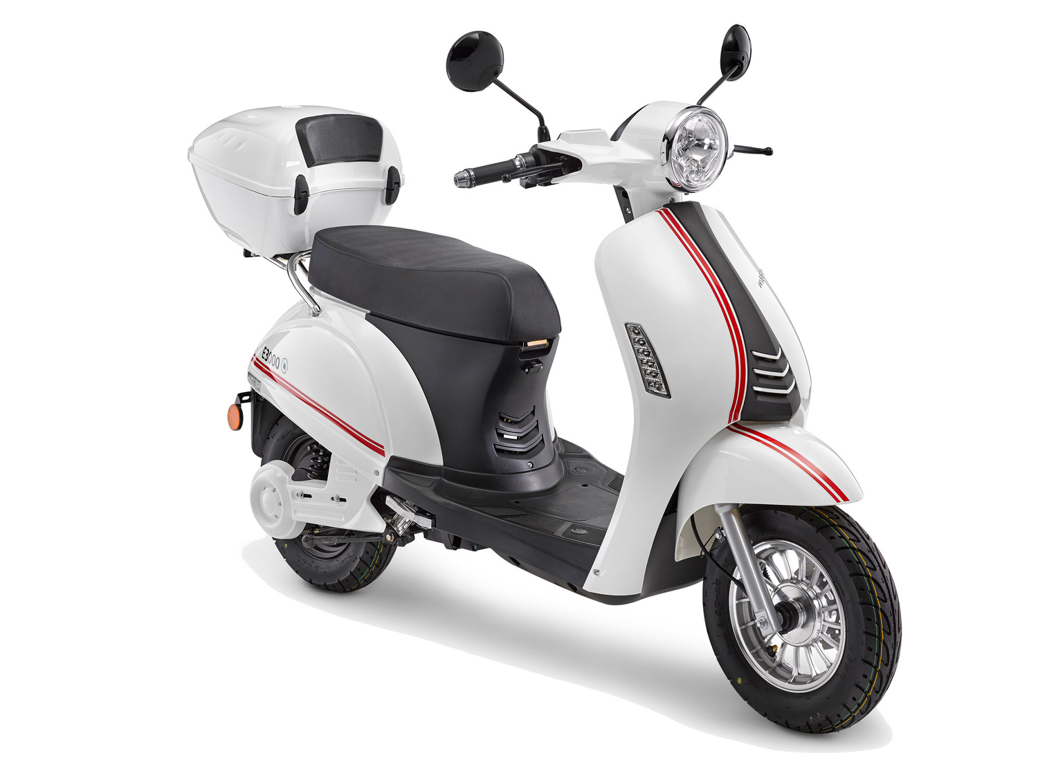 Luxxon E-Roller E3000 (25 km/h, Weiß) | 04000420305071