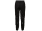 Schwarze Herren-Sporthose mit reflektierenden Details, Rückansicht.