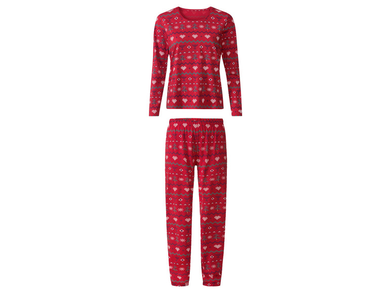 Gehe zu Vollbildansicht: esmara Damen Pyjama mit weihnachtlichen Motiven - Bild 7