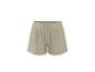 Beige Sportshorts mit Kordelzug in der Taille