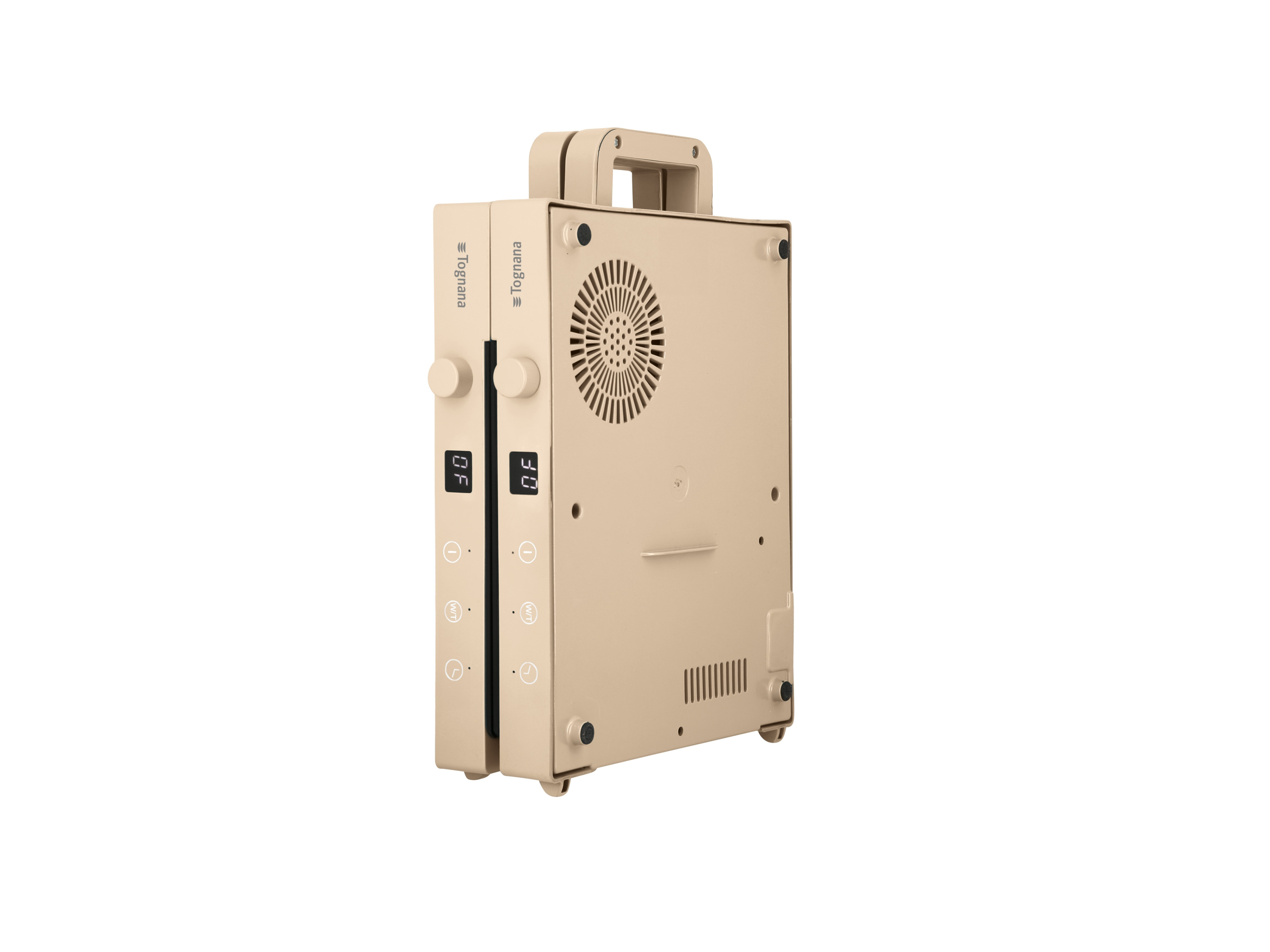 Thumbnail - Tognana Tragbare Doppel-Kochplatte (Beige)