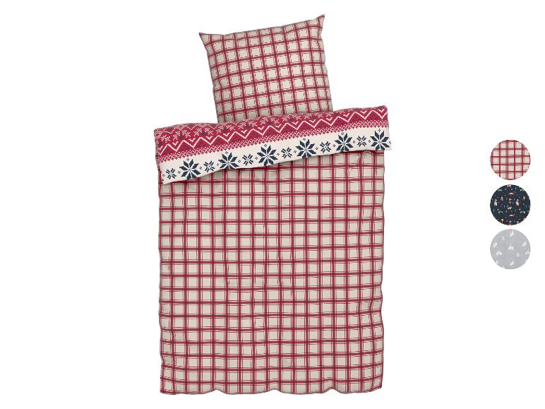 Rot karierte Bettwäsche und nordisches Design, mit zusätzlichen Designoptionen.