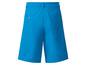 Blaue Herren-Shorts.