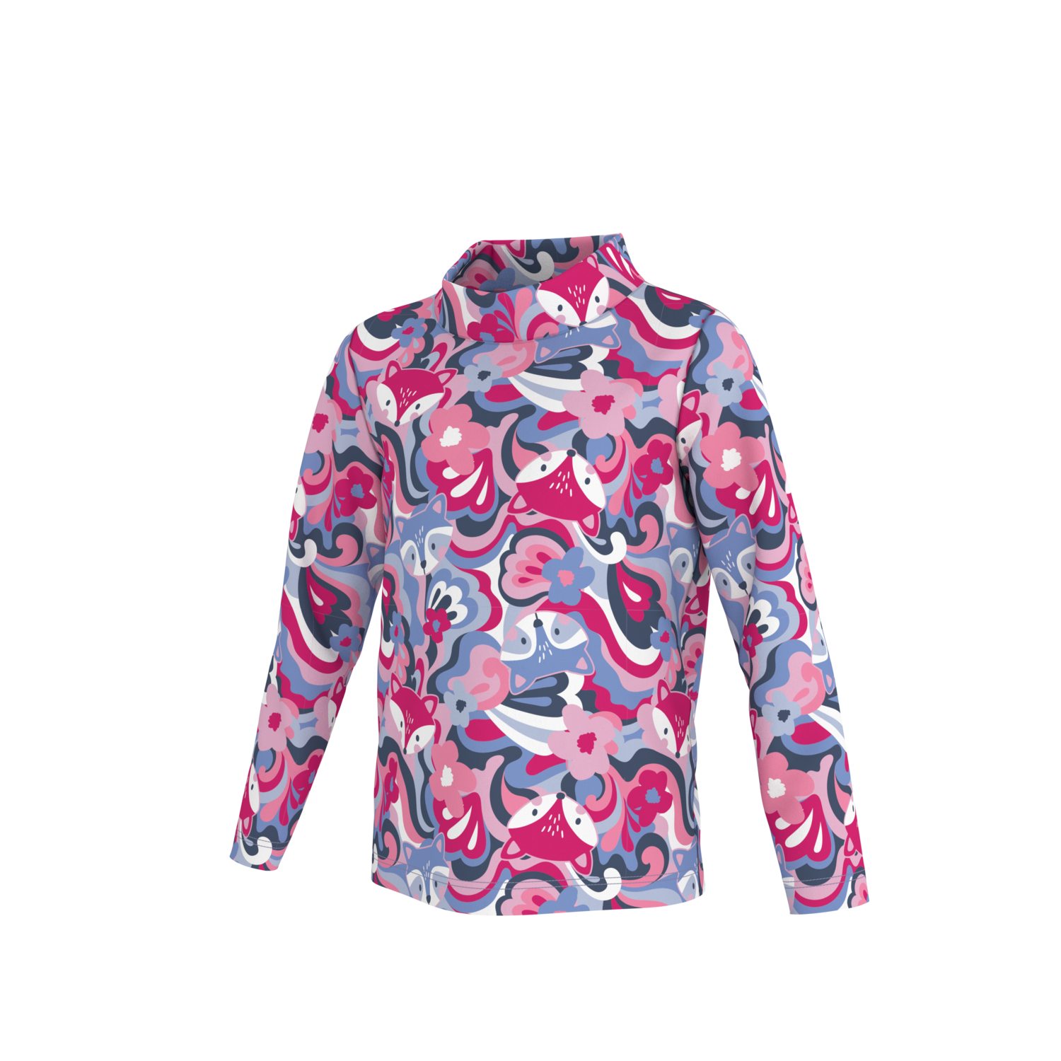 LUPILU® Kinder-Thermo-Langarmshirts (pink/gemustert, 110/116) – Bild 4 von 4