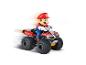 Carrera Mario Kart™ Spielzeug-Quad in Bewegung.