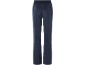 Dunkelblaue Velours-Jogginghose mit elastischem Bund