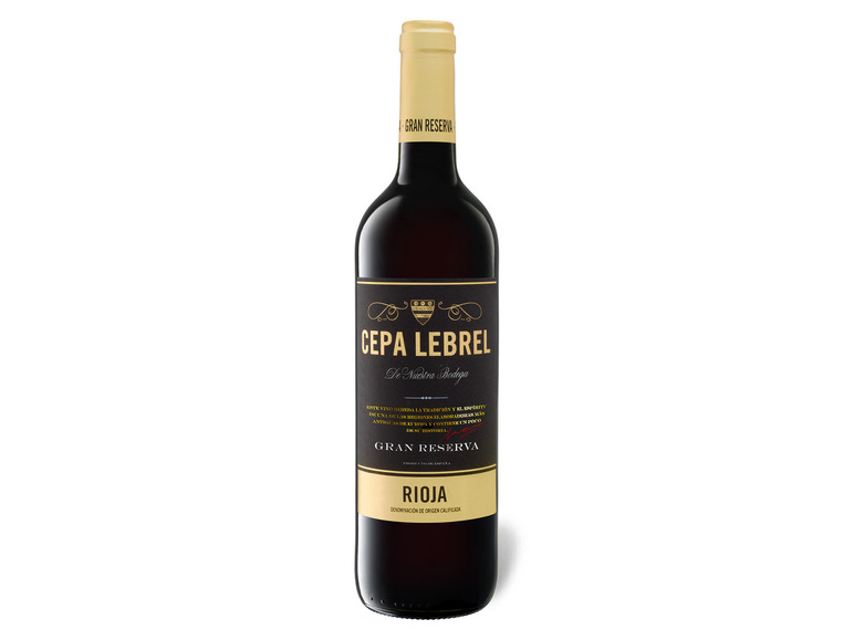 Gehe zu Vollbildansicht: Cepa Lebrel Gran Reserva Rioja DOC trocken, Rotwein 2015 - Bild 1