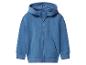 Blauer Kinder-Kapuzenpullover mit Reißverschluss