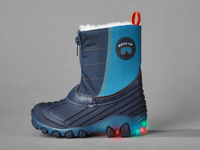 Gehe zu Vollbildansicht: lupilu® Kleinkinder LED-Winterstiefel mit Blink-Effekt - Bild 9