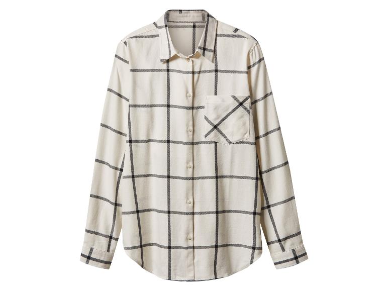 Weißes kariertes Hemd mit schwarzem Gittermuster