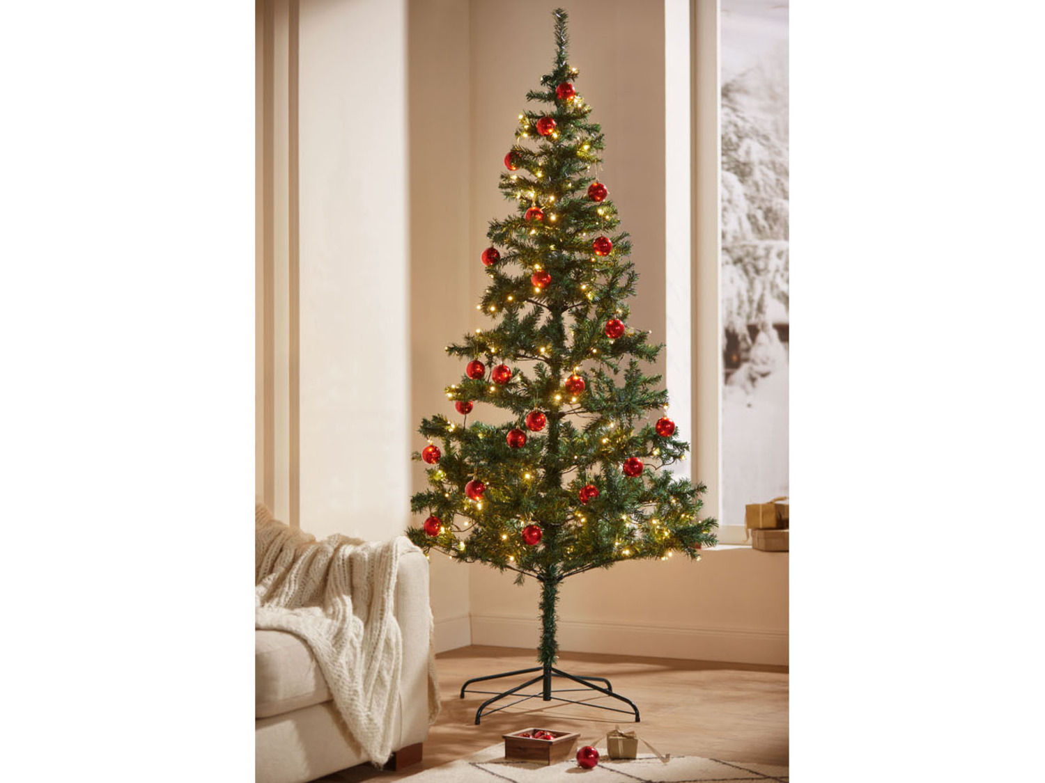 210 LEDs LIVARNO 180 cm, LED-Weihnachtsbaum, mit home