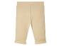 Beige Babyhose mit umgeschlagenem Saum