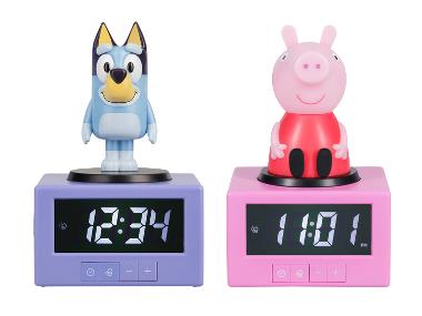 Lizenz Bluey / Peppa Pig Wecker