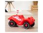 Rotes Rutschauto mit weißem Lenkrad und 'BIG-BOBBY-CAR' Schriftzug