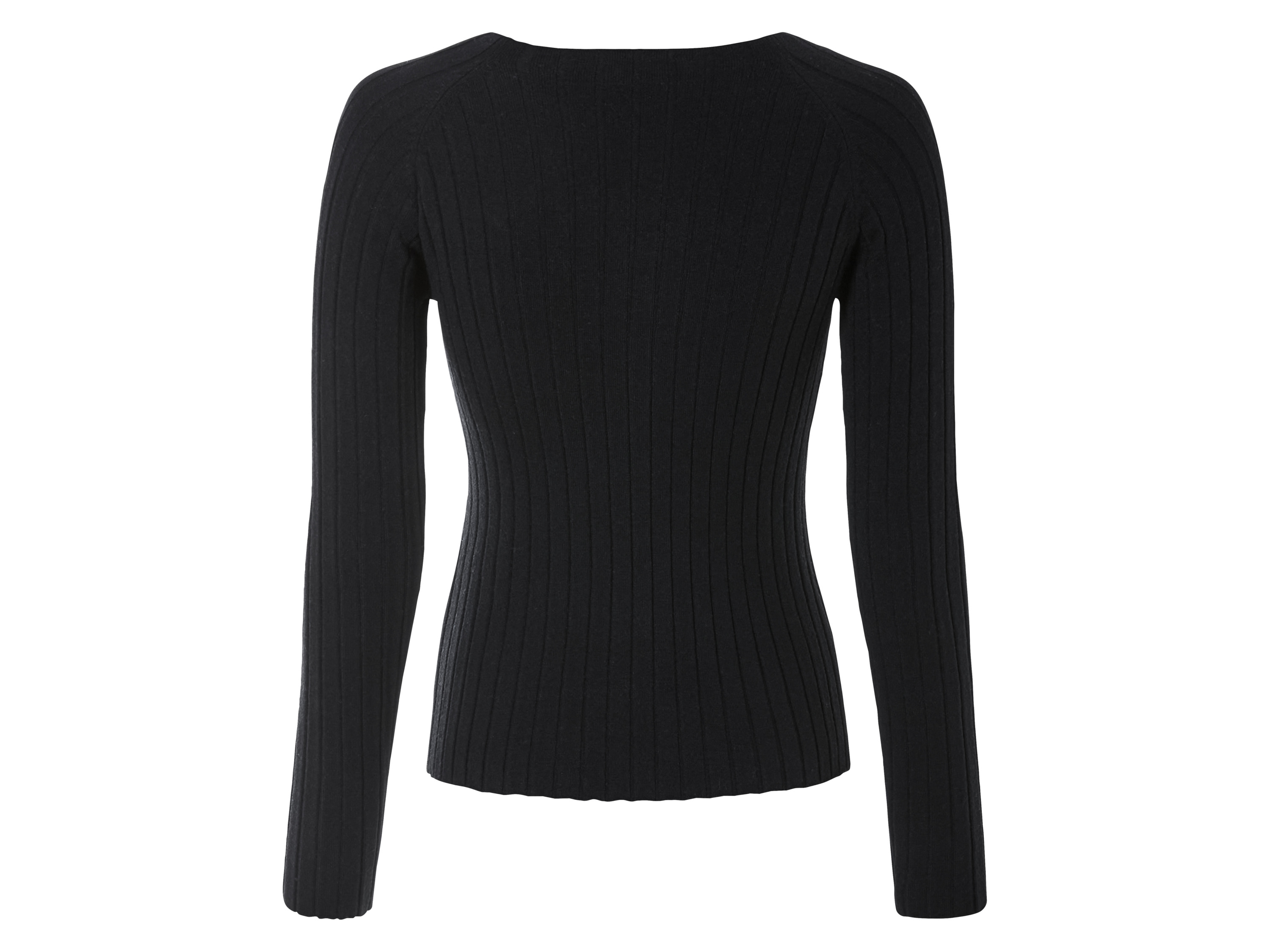 Thumbnail - esmara® Damen Pullover Rippe (Schwarz, M (40/42))