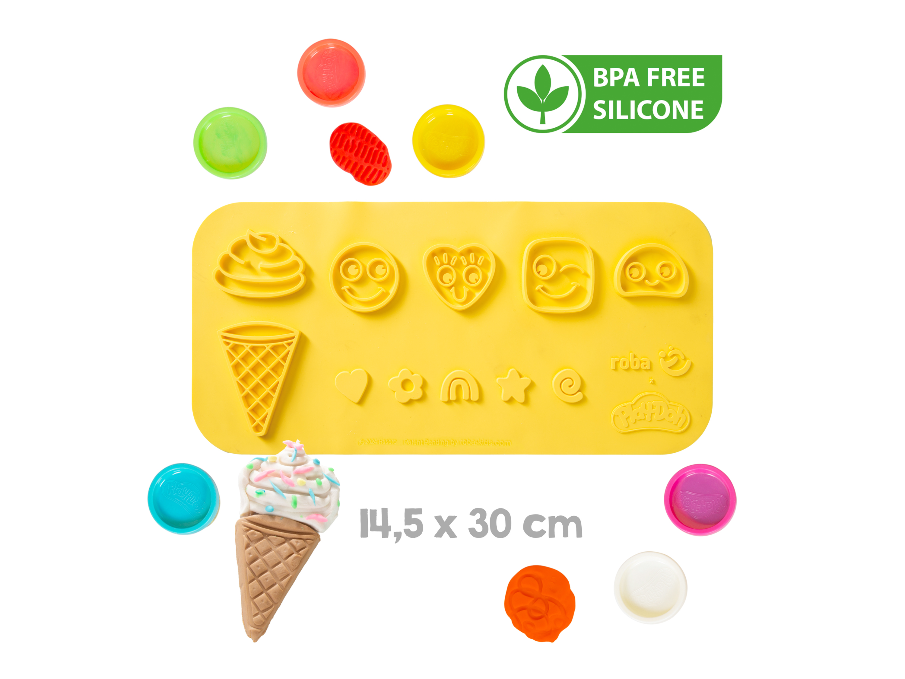 Thumbnail - Eisstand »roba x Play-Doh«, mit 3D-Kreativmatte