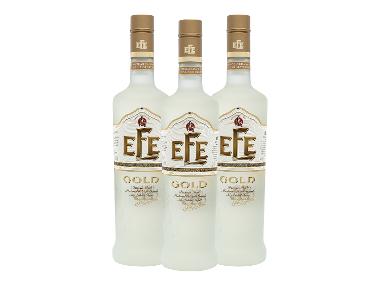 3 x 0,7-l-Flasche Spirituosenpaket EFE Gold Raki 45 % Vol