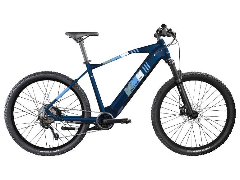 Ein dunkelblaues Zündapp ZBO8 E-Bike.