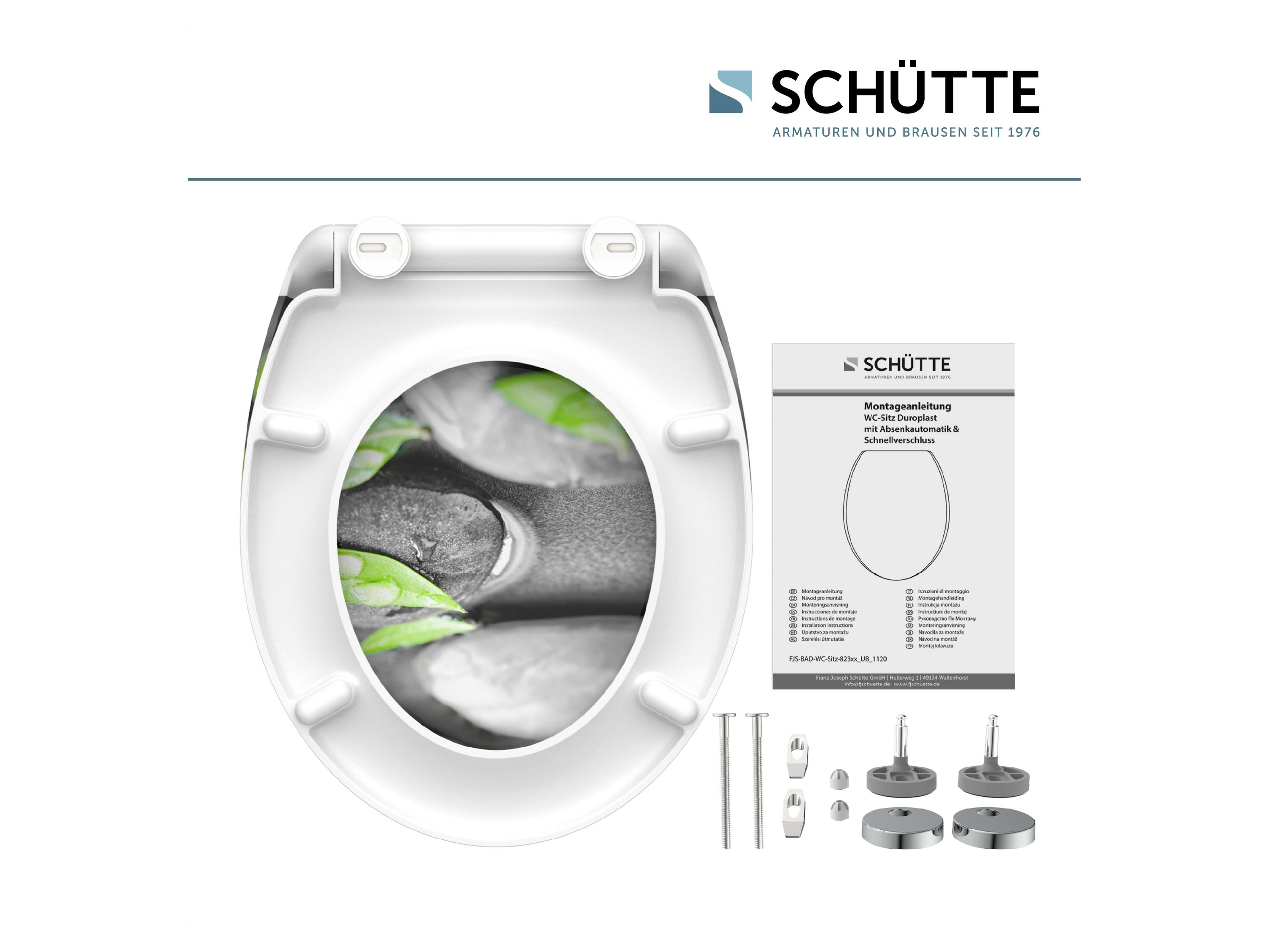 Thumbnail - Schütte WC Sitz  Duroplast mit Absenkauto, Stone (Stone)