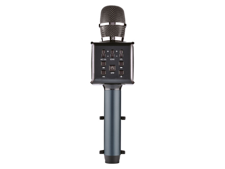 SILVERCREST® Bluetooth®-Karaoke-Mikrofon, mit Licht- Soundeffekten und