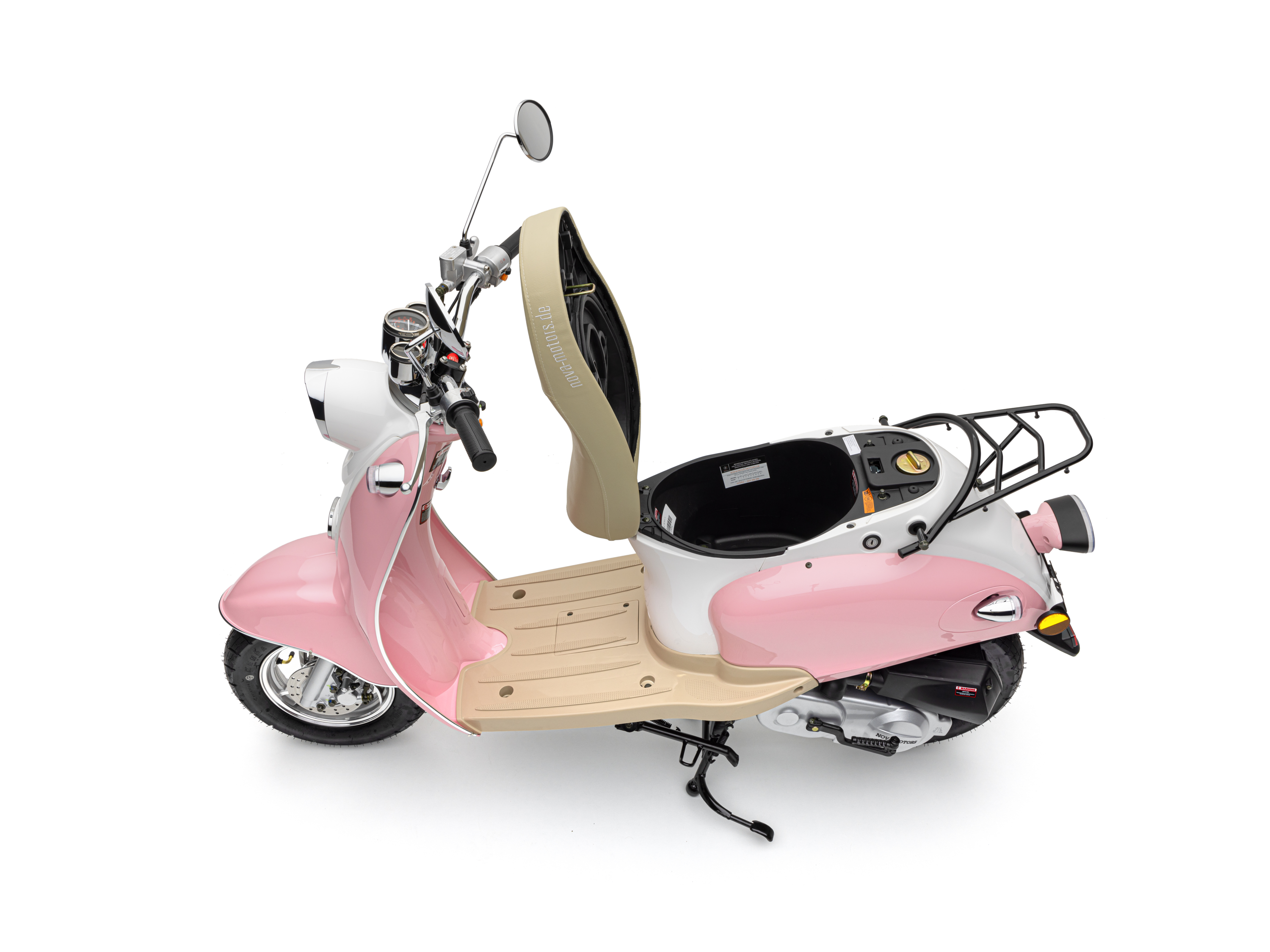 Thumbnail - Nova Motors Motorroller Retro Star EFI 45km/h (Rosa)