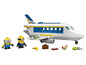 Lego Flugzeug der Minions mit zwei Minifiguren.