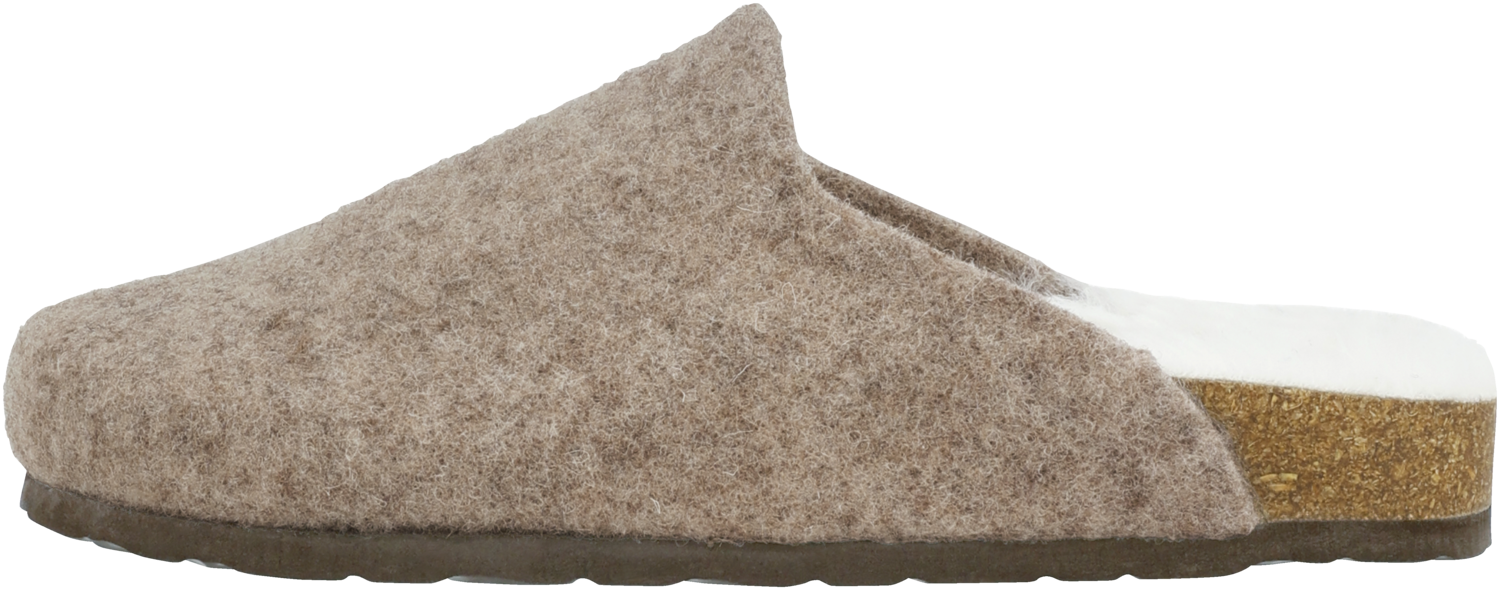 ESMARA® Damen Clog Tieffußbett Filz (Beige, 37) – Bild 2 von 3