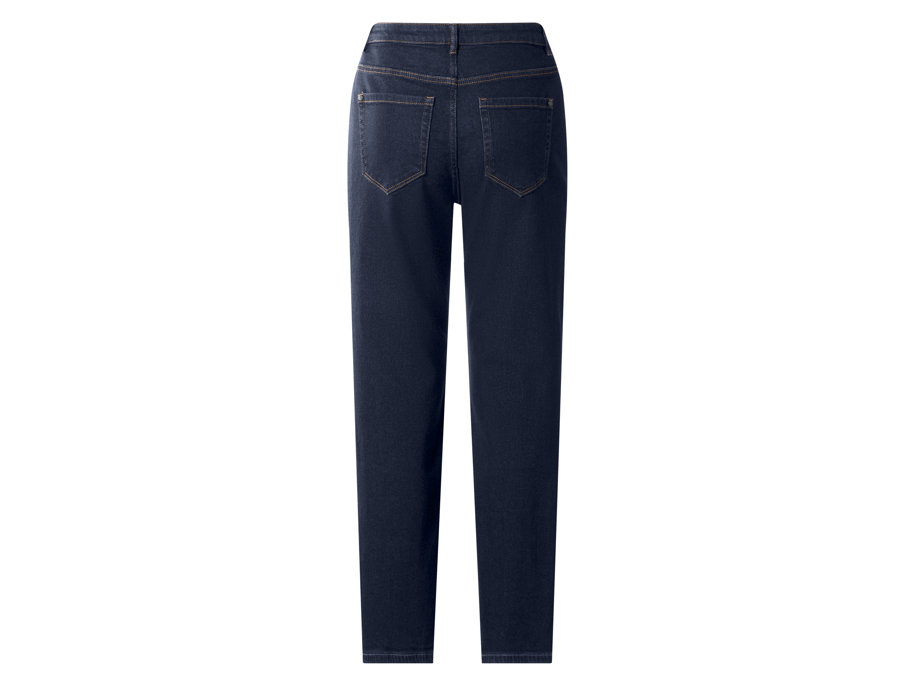 ESMARA® Damen Jeans Straight Fit Ankle length (Dunkelblau, 34) – Bild 2 von 2
